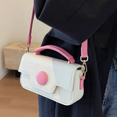 Fineur Dot Luxe Crossbody Bag - White